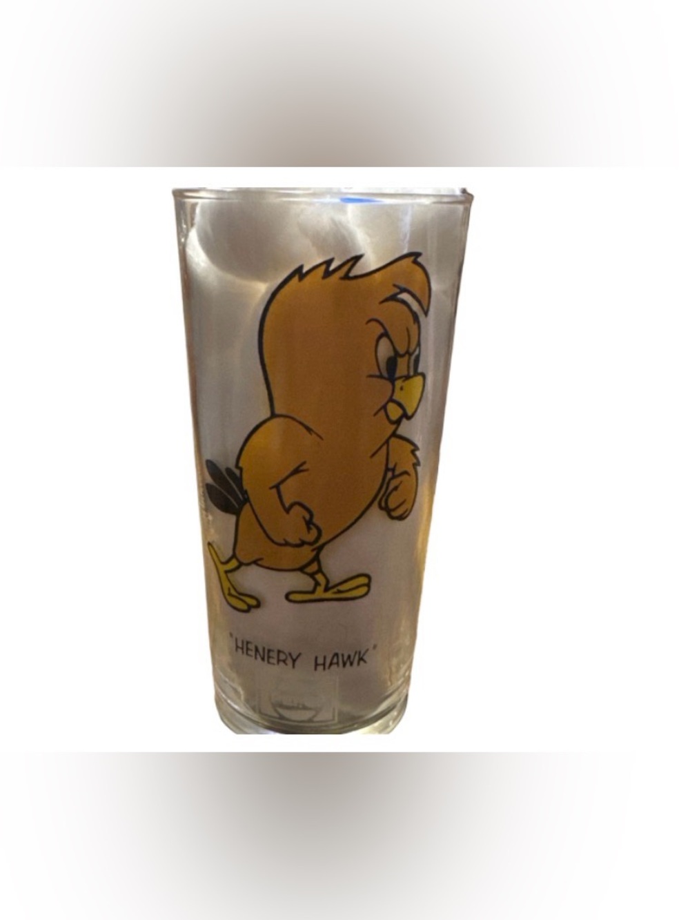 Looney Tunes Henery Hawk 1973 Pepsi collectors series  Glass *